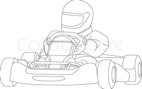 Dirt Racing Go Kart Coloring Pages Coloring Pages