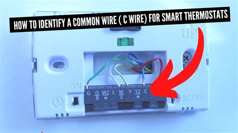 How To Identify A Thermostat Common Wire (C Wire) & What It Does For ...