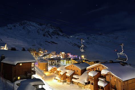 Val Thorens At Night Photograph by Sjo - Fine Art America