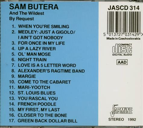 Sam Butera CD: By Request (CD) - Bear Family Records