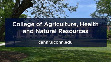 Explore the College of Agriculture, Health and Natural Resources - YouTube