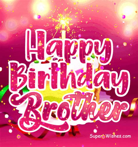 Delicate Birthday Cake GIF - Happy Birthday, Brother | SuperbWishes.com