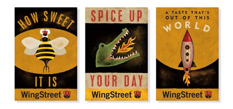 PIZZA HUT WINGSTREET | Art Package on Behance