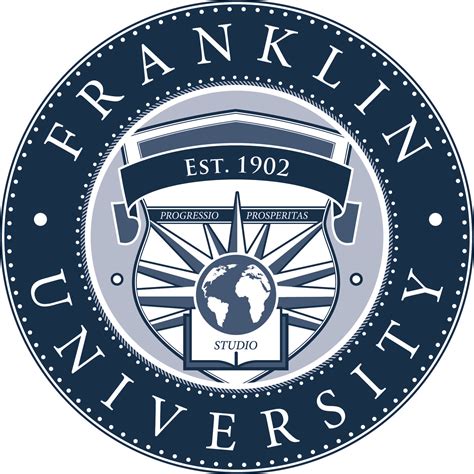 Franklin University Seal - so proud when you graduated. Paid your entire way though college ...