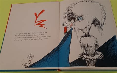 Dr. Seuss 1st Edition 1955 "On Beyond Zebra" Banned Book - Children ...