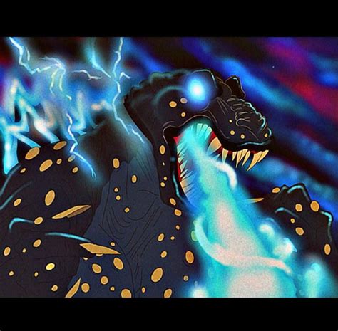 Godzilla in Don Bluth's style (Godzilla Fan Artwork Image Gallery)