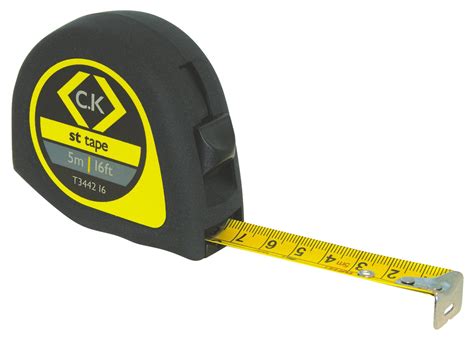 C.K T3442 10-ISO Tape measure Calibrated to (ISO standards) 3 m Steel ...