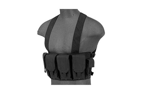 Rugged Tactical Chest Rig w/ 6X Magazine Pouches 1000D – Simple Airsoft