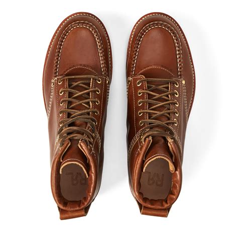 Ralph Lauren Brunel Leather Work Boot in Brown for Men - Lyst