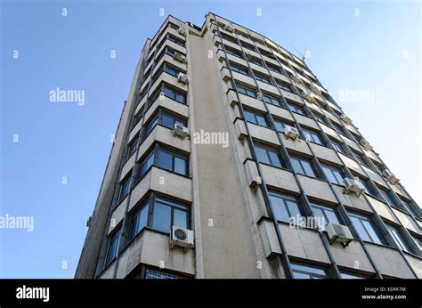 Large and modern office building old architecture Stock Photo - Alamy