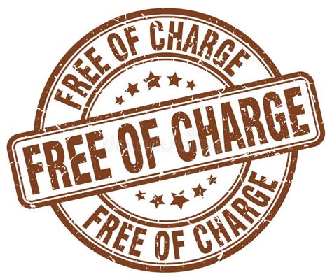 Free of charge stamp stock vector. Illustration of sign - 122258149