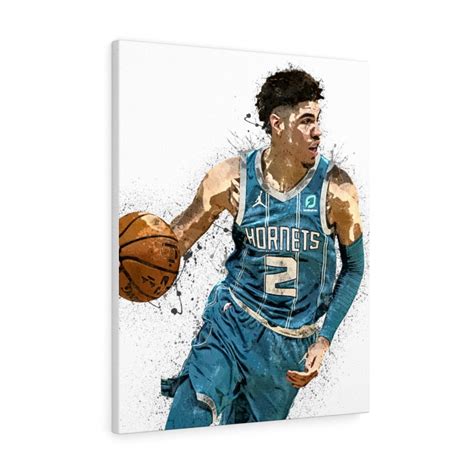 Lamelo Ball Poster / Charlotte Hornets Print / Premium Framed | Etsy