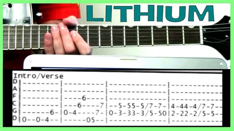 Lithium Guitar Chords