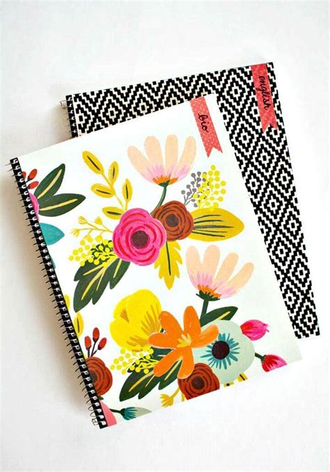 30 DIY Notebook Cover Ideas | DIY Notebooks - DIY Crafts