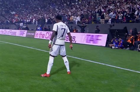 Vinicius Junior performs Cristiano Ronaldo's 'SIU' Celebration at Al ...