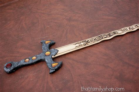 Wooden Excalibur Sword Once Upon Time TV Show Look Alike - Etsy