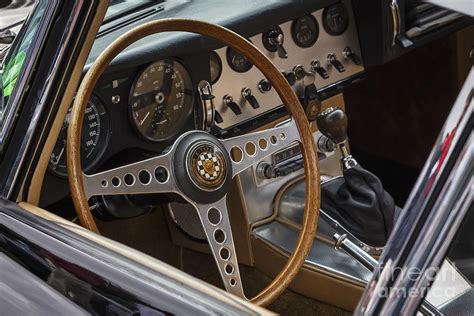 1964 Jaguar XKE Interior Photograph by Dennis Hedberg - Fine Art America