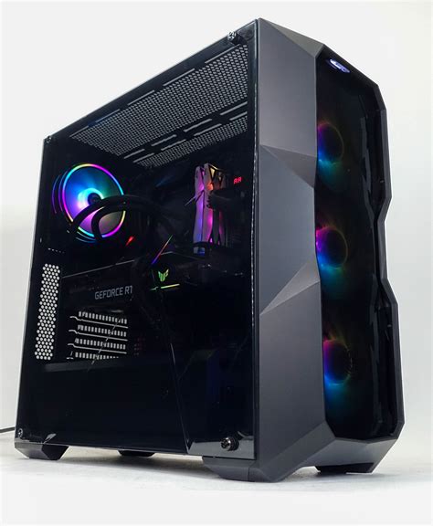 Custom RGB Gaming PC Computer Ryzen 5 5600X 16GB 500GB NVME SSD RTX 3060 12GB Cooler Master ...