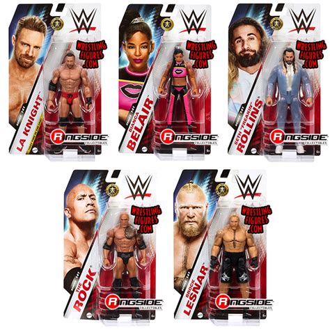 WWE Series 141 Toy Wrestling Action Figures by Mattel! This set ...