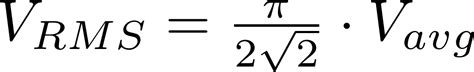 RMS voltage - Electronics - BasicTables