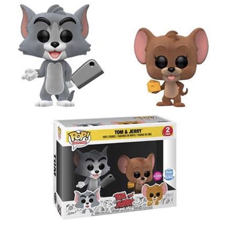 Funko Pop Vinyl Flocked Tom And Jerry 2 Pack Limited Edition Unboxing ...