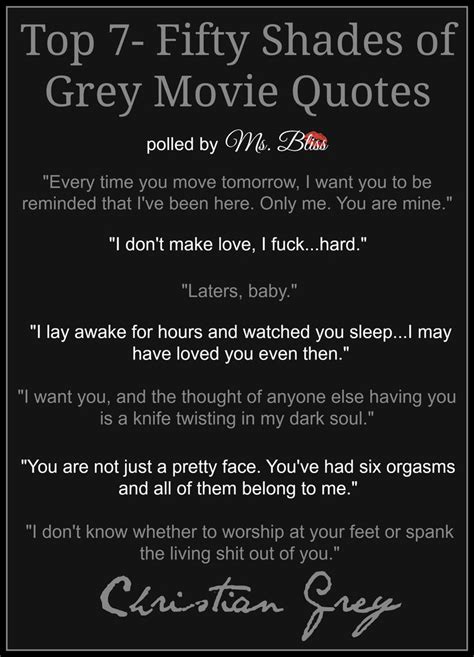 Fifty Shades Of Grey Best Quotes. QuotesGram