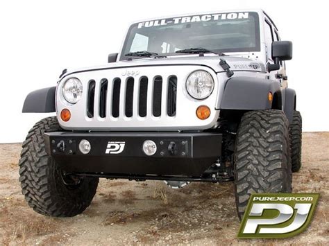 PJ1002: JEEP JK STUBBY BASIC FRONT BUMPER | Jeep, Jeep jk, Jeep bumpers