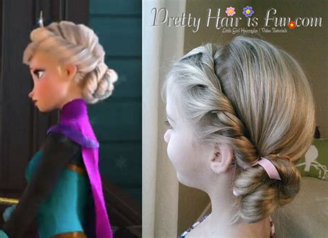 Elsa's Coronation Hairstyle from Disney's FROZEN | Shaunell W.'s (prettyhairisfun) Photo ...