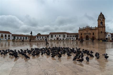 Central Square of the City of Tunja in the Department of BoyacÃ ...