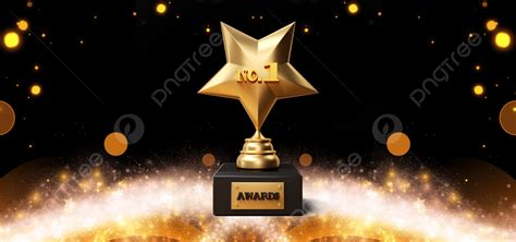 Black Gold Trophy Award Background, Trophy, Light Spot, Background ...