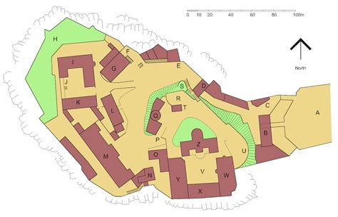 Edinburgh Castle Scotland Map