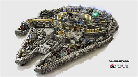 It Took 10,000 LEGO Bricks To Build The Millennium Falcon's Interior