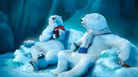 HD wallpaper: bear, bears, coca cola, coke, drink, funny, mood, polar, snow | Wallpaper Flare