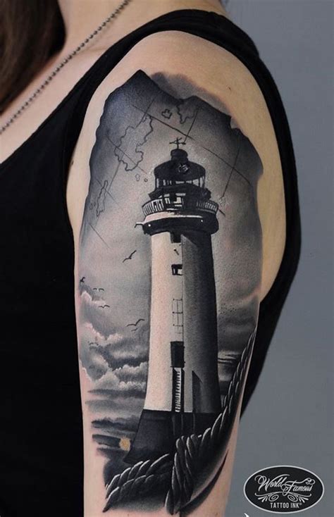 100 Lighthouse Tattoo Ideas: Designs, Meaning, Styles | Art and Design ...