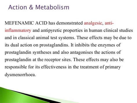 Mefenamic acid