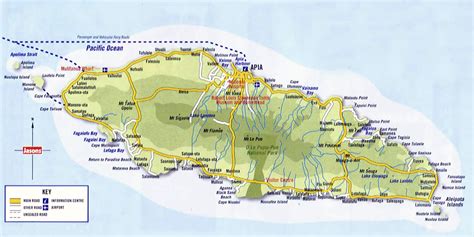 Large detailed road map of Western Samoa. Western Samoa large detailed road map | Vidiani.com ...