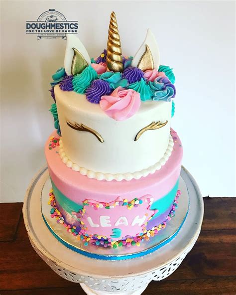 Unicorn cake by Sweet Doughmestics | Pastel decorado, Pasteles