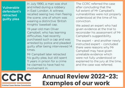 Criminal Cases Review Commission (CCRC) on Twitter: "Our Annual Report ...