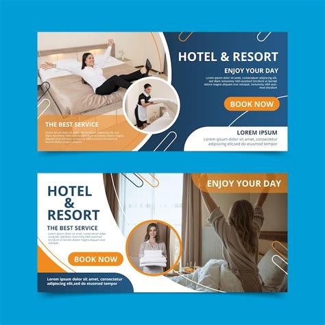 Banner Template Hotel - Free Vectors & PSDs to Download