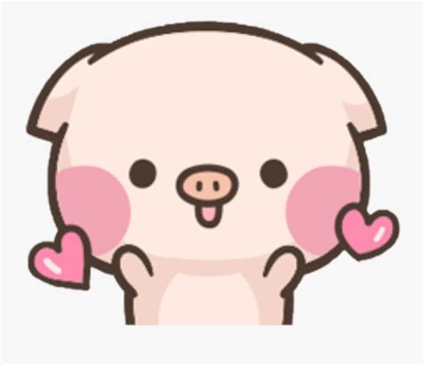 Transparent Cute Pig Png - Cute Pig Stickers , Free Transparent Clipart - ClipartKey