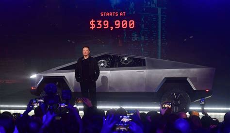 Tesla debuts futuristic new electric pickup Cybertruck to applause and ...