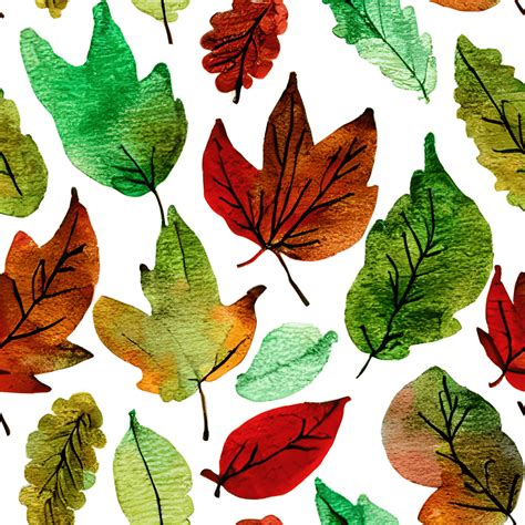 Autumn Leaves Digital Graphic · Creative Fabrica