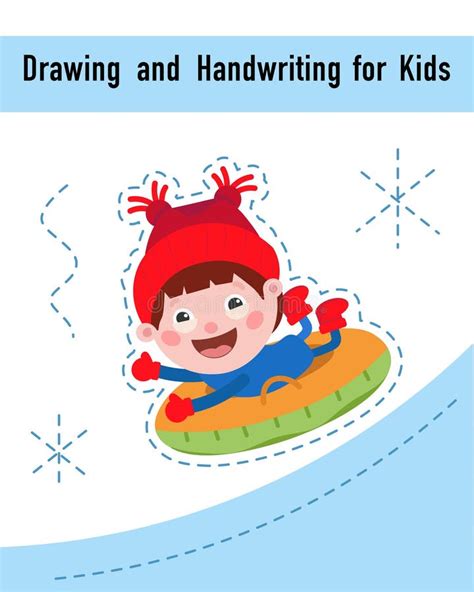 Drawing and Handwriting for Children. Educational Activity Game ...