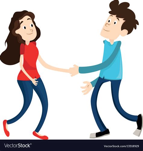 Man Woman Shaking Hands Clipart