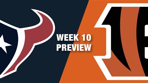 Texans vs. Bengals Preview (Week 10) | NFL - YouTube