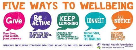 Five Ways to Wellbeing | Mental Health Awareness Week.