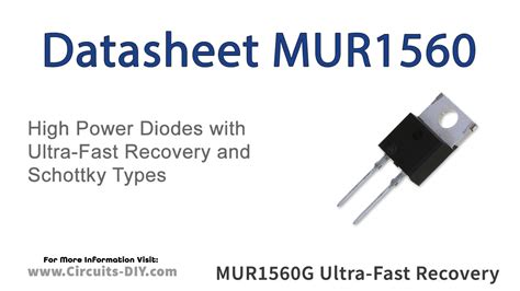 MUR1560G 15A 600V Ultra-Fast Recovery Diode - Datasheet