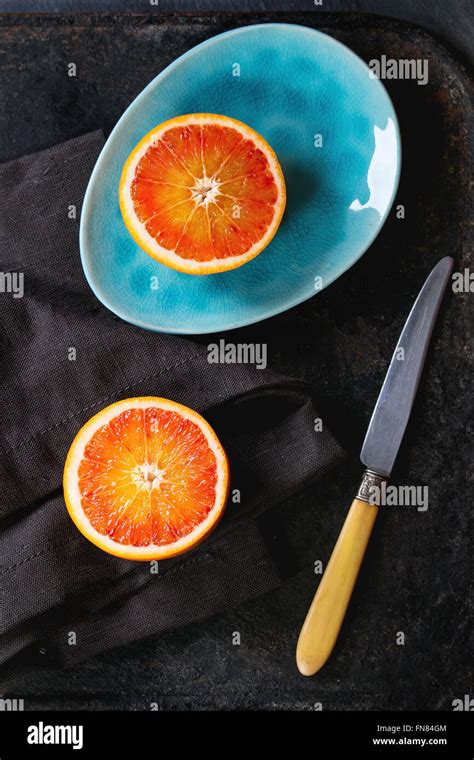 Blood orange fruit Stock Photo - Alamy