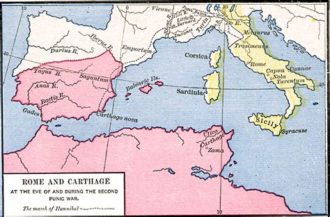 The Second Punic War Map