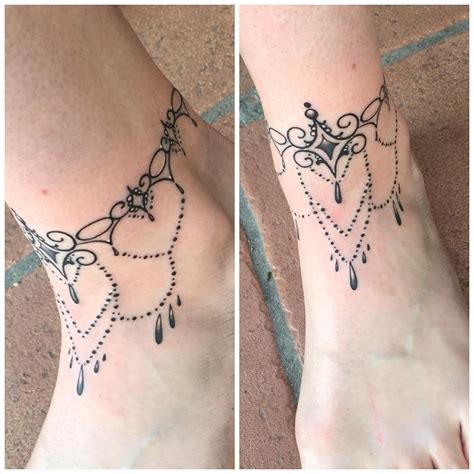 Anklet Tattoo Ideas | POPSUGAR Beauty UK Cute Ankle Tattoos, Ankle ...